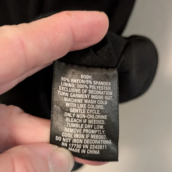 Mossimo Boeheim Black&Gold Midi Dress - Picture 7 of 7